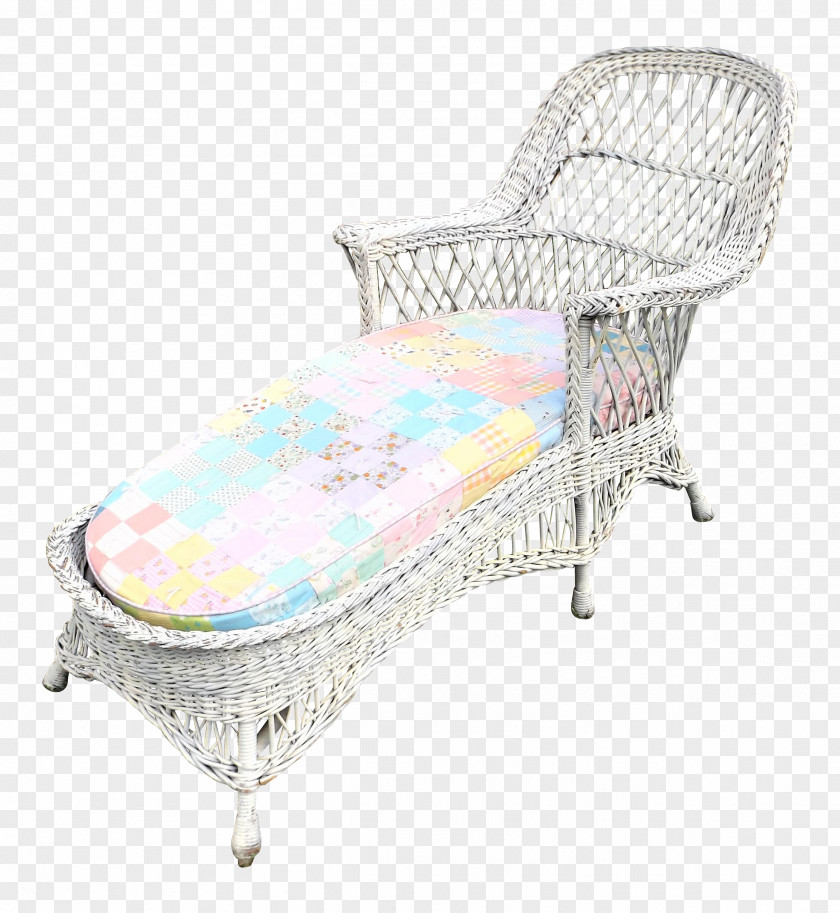 Chair Chaise Longue Resin Wicker Cushion PNG