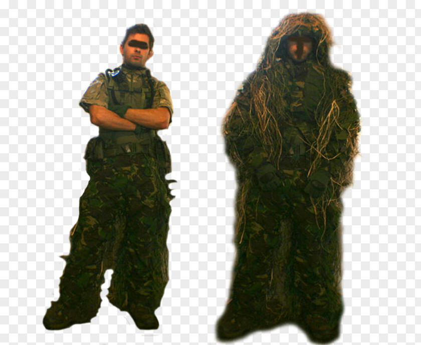 Load-bearing Military Camouflage Sniper Airsoft Soldier Wall PNG