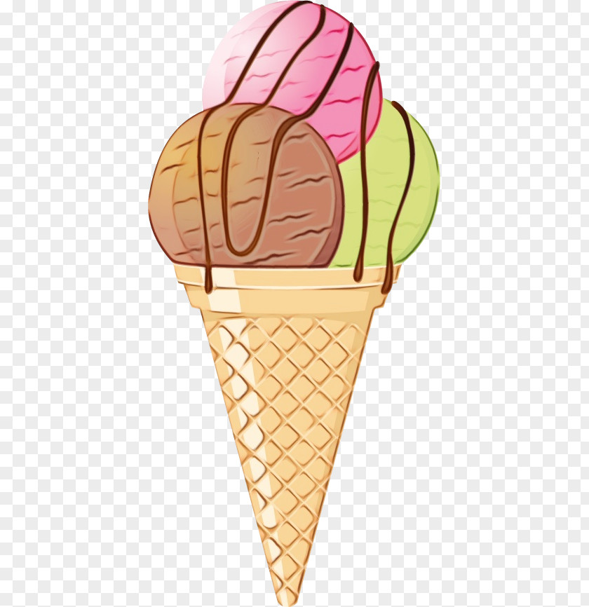 Neapolitan Ice Cream Cones Cuisine Product Design PNG