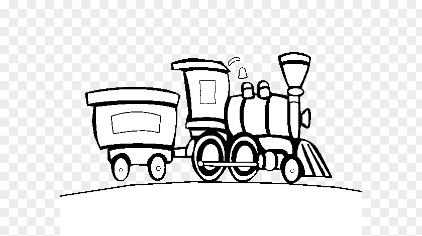 WAgon Train Drawing Railroad Car Steam Locomotive Goods Wagon PNG