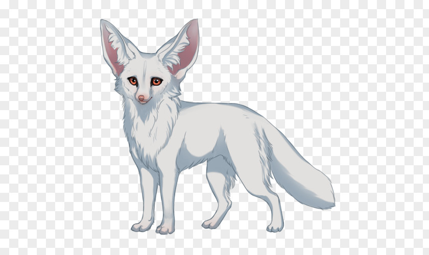 Fennec Fox Red Whiskers Drawing PNG