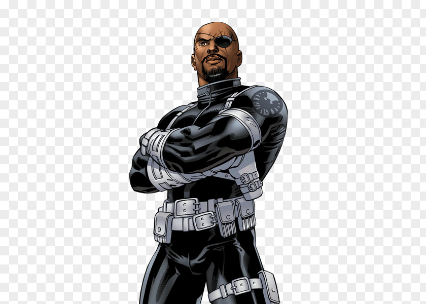 Samuel L Jackson L. Nick Fury Marvel Avengers Assemble Captain America Iron Man PNG