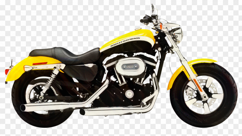 Harley-Davidson Sportster Custom Motorcycle Saddlebag PNG