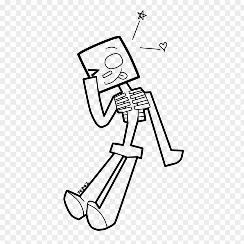 Minecraft Coloring Book Skeleton Drawing Enderman PNG