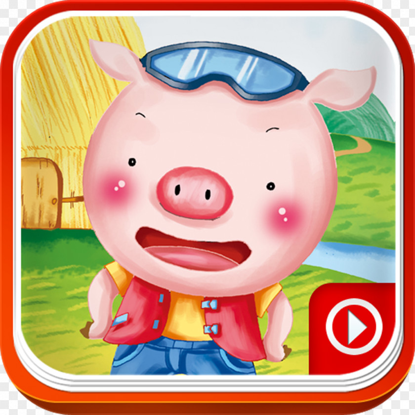 Pig The Three Little Pigs Big Bad Wolf Domestic Gray PNG