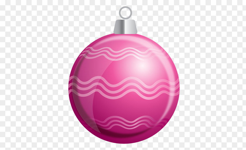 Bauble Christmas Ornament Pink Clip Art Image PNG