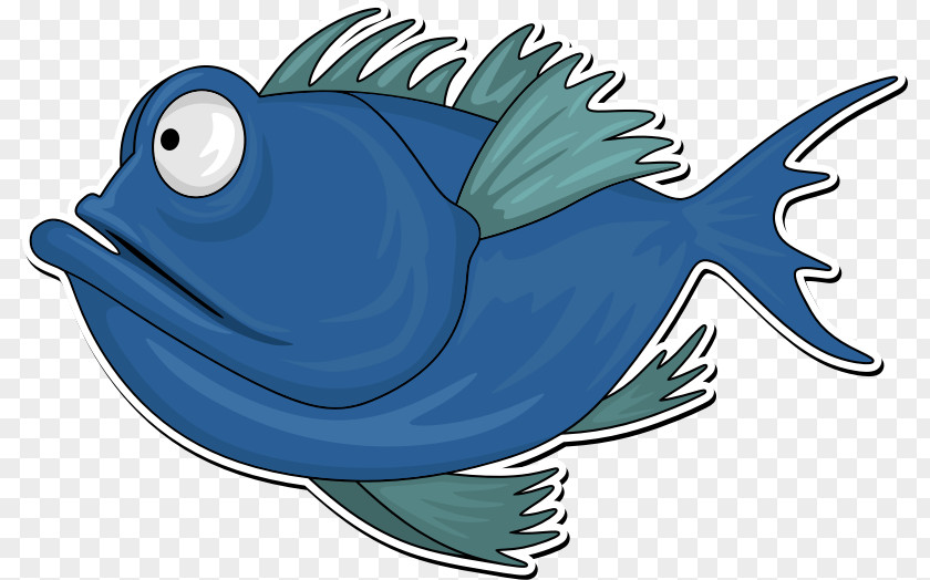 Cartoon Fish Paper PNG