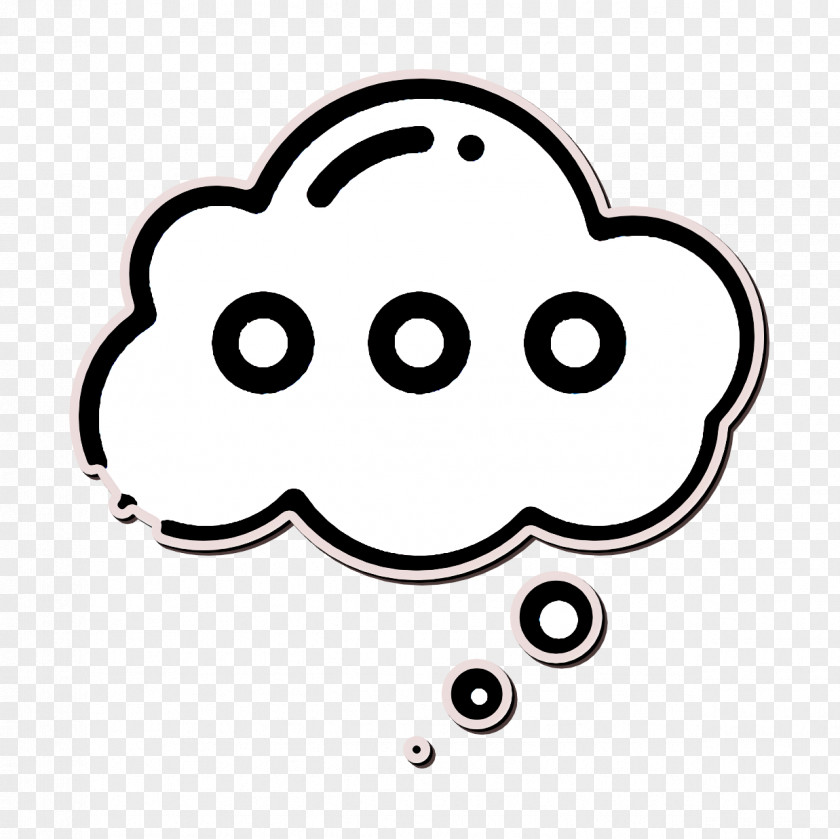 Cloud Icon Communication Thinking PNG
