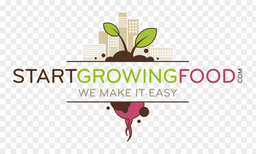 Grow Food Logo Brand Font PNG