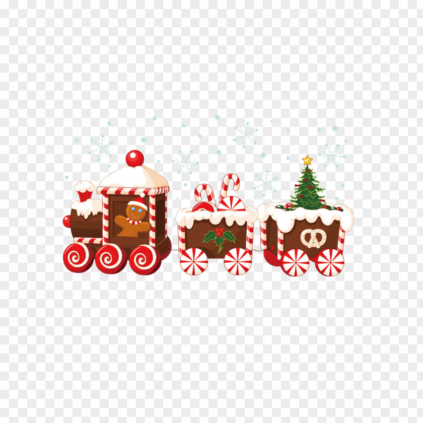 Christmas Train Rail Transport Clip Art PNG
