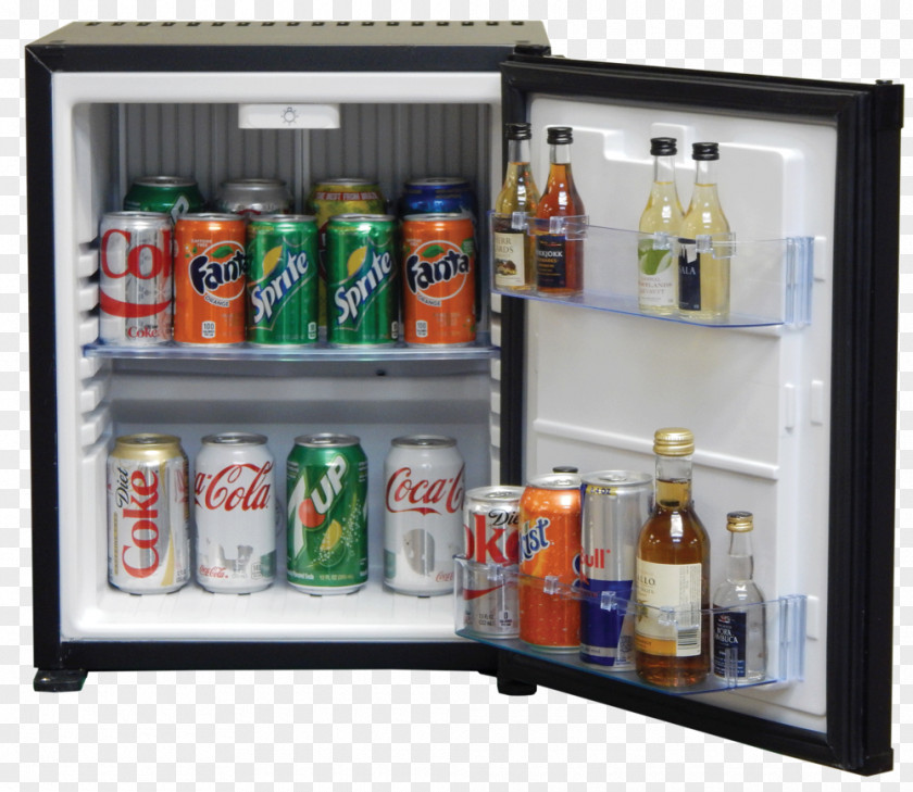 Fridge Minibar Refrigerator Hotel Amenity Mixer PNG