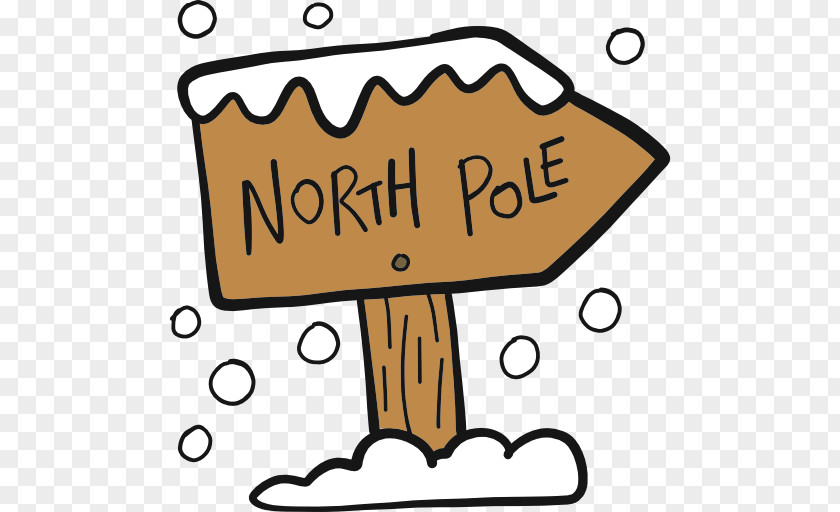 North Pole Line Logo Clip Art PNG