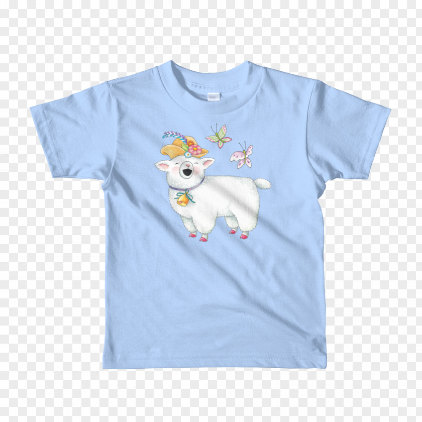 Sheep Material T-shirt Children's Clothing Sleeve PNG