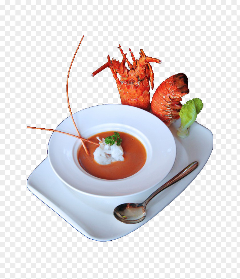 A Delicious Lobster Soup Stew Seafood Bisque Dish PNG