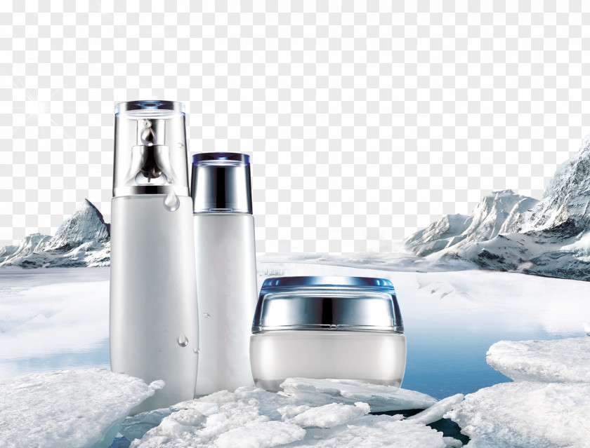 Cosmetics Iceberg Snow Poster PNG