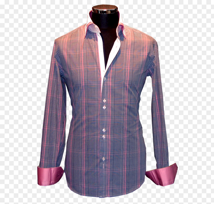 Dress Shirt Tartan Blouse PNG