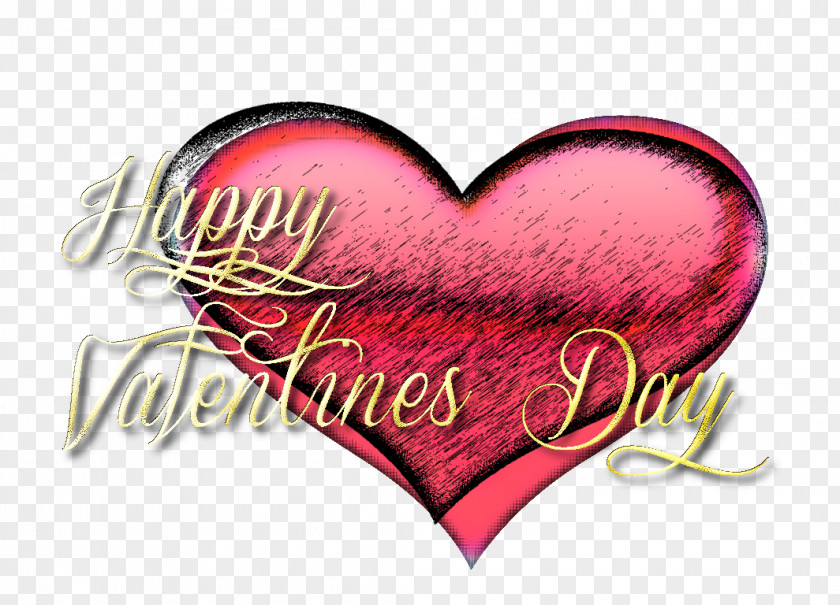 Happy Valentines Day Valentine's Text Photography February 14 PNG