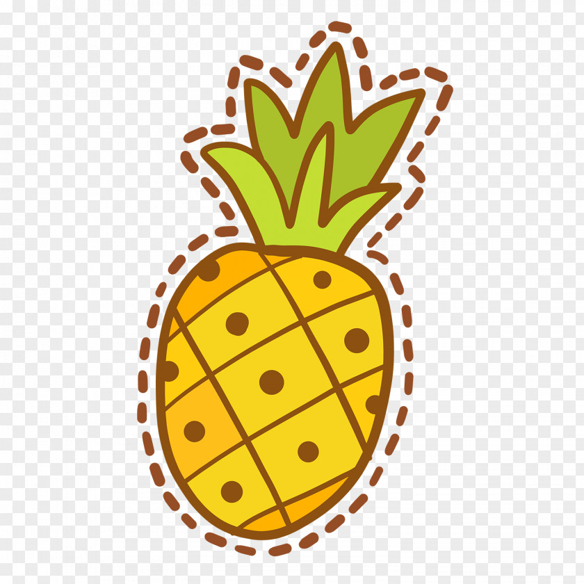 Pineapple Clip Art Cartoon Drawing Image PNG