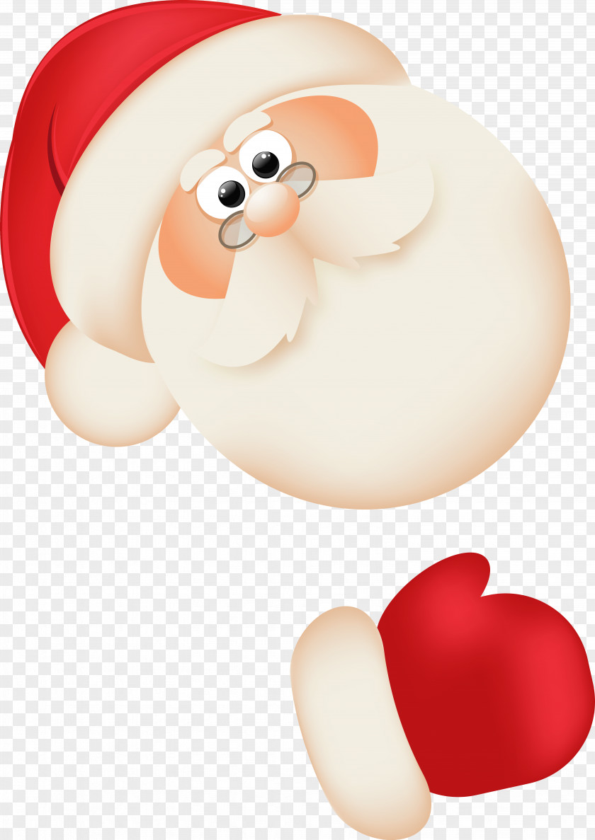 Santa Claus Clipart Element Rudolph Clip Art PNG