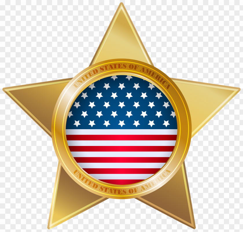 American Star Clip Art Image United States PNG