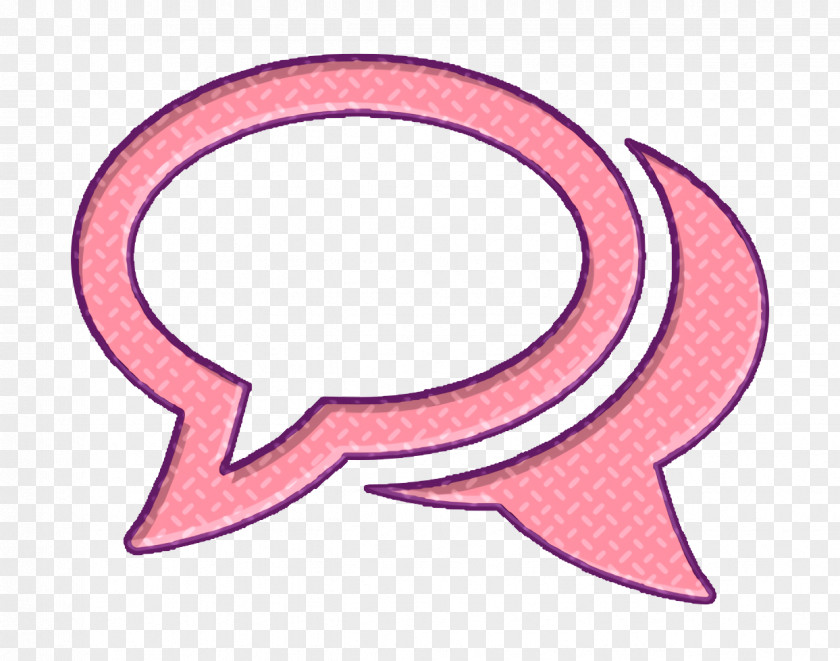 Chatting Oval Speech Bubbles Icon Chat Admin UI PNG