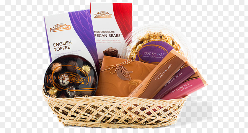 Chocolate Food Gift Baskets Truffle Caramel Apple Fudge PNG