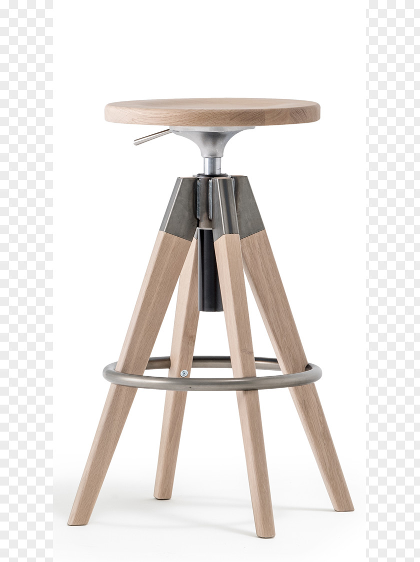 Four Legs Stool Bar Table Seat Wood PNG