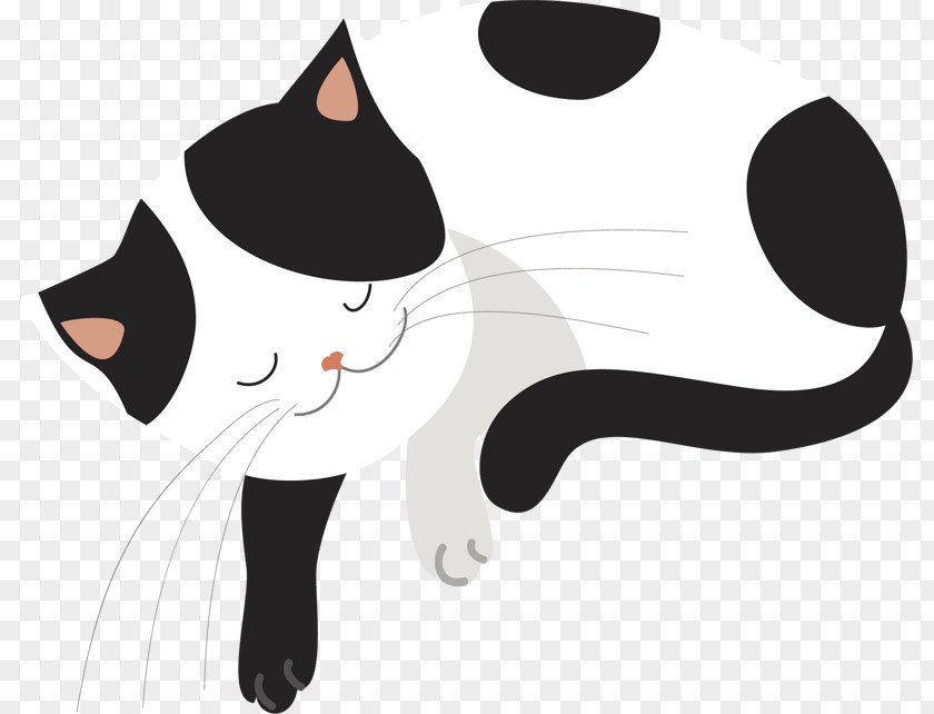 Simple Cat Drawing Vector Graphics Image Illustration PNG