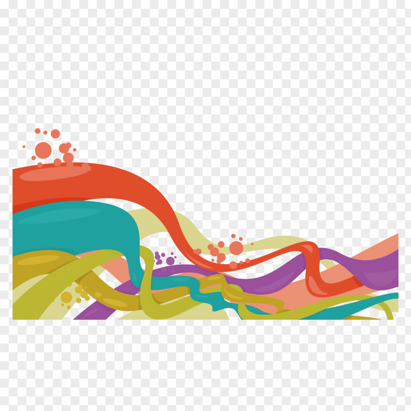 Vector Color Streamer Olympic Ribbon Adobe Illustrator PNG