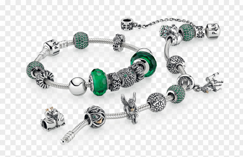 Bracelet Pandora Charm Jewellery Emerald PNG