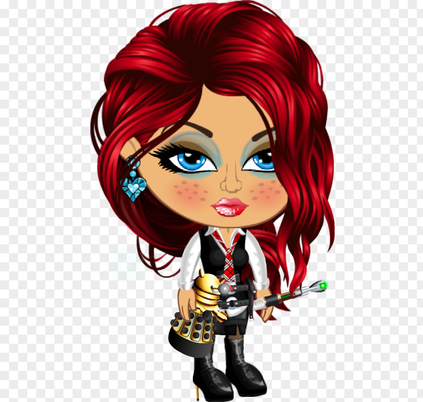 Hair Red Coloring Cartoon PNG