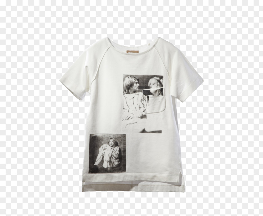 Kurt Cobain T-shirt Sleeve Neck Font PNG