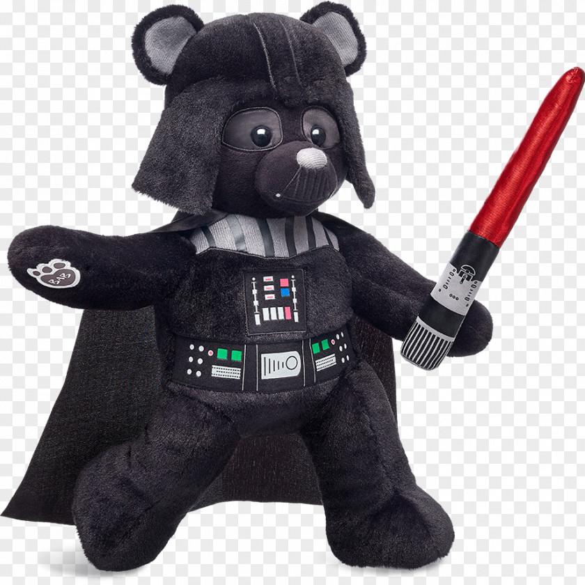 Red And Black Combination Anakin Skywalker Kylo Ren Chewbacca Build-A-Bear Workshop PNG