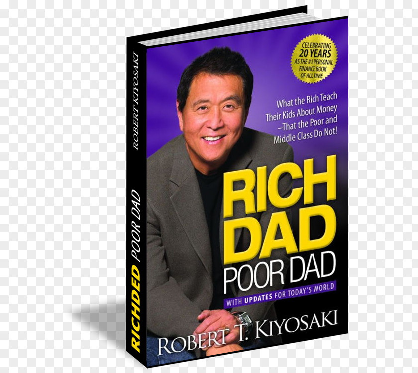 Robert Kiyosaki Rich Dad Poor Book Poster Text PNG