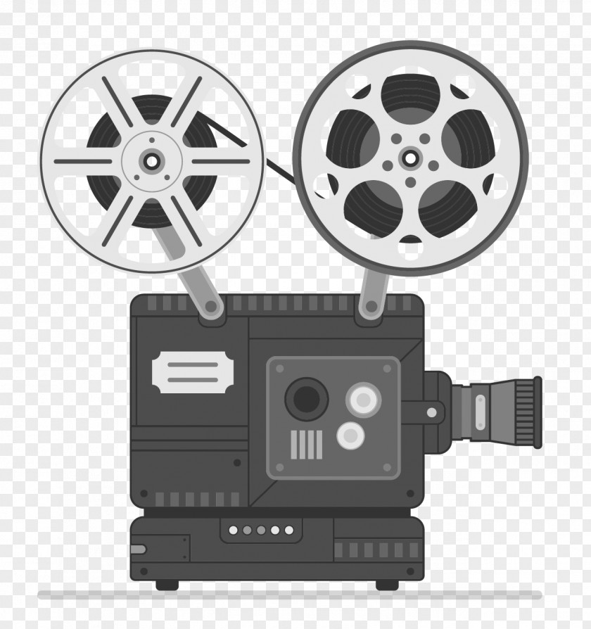 Vector Creative Film Projector Movie PNG