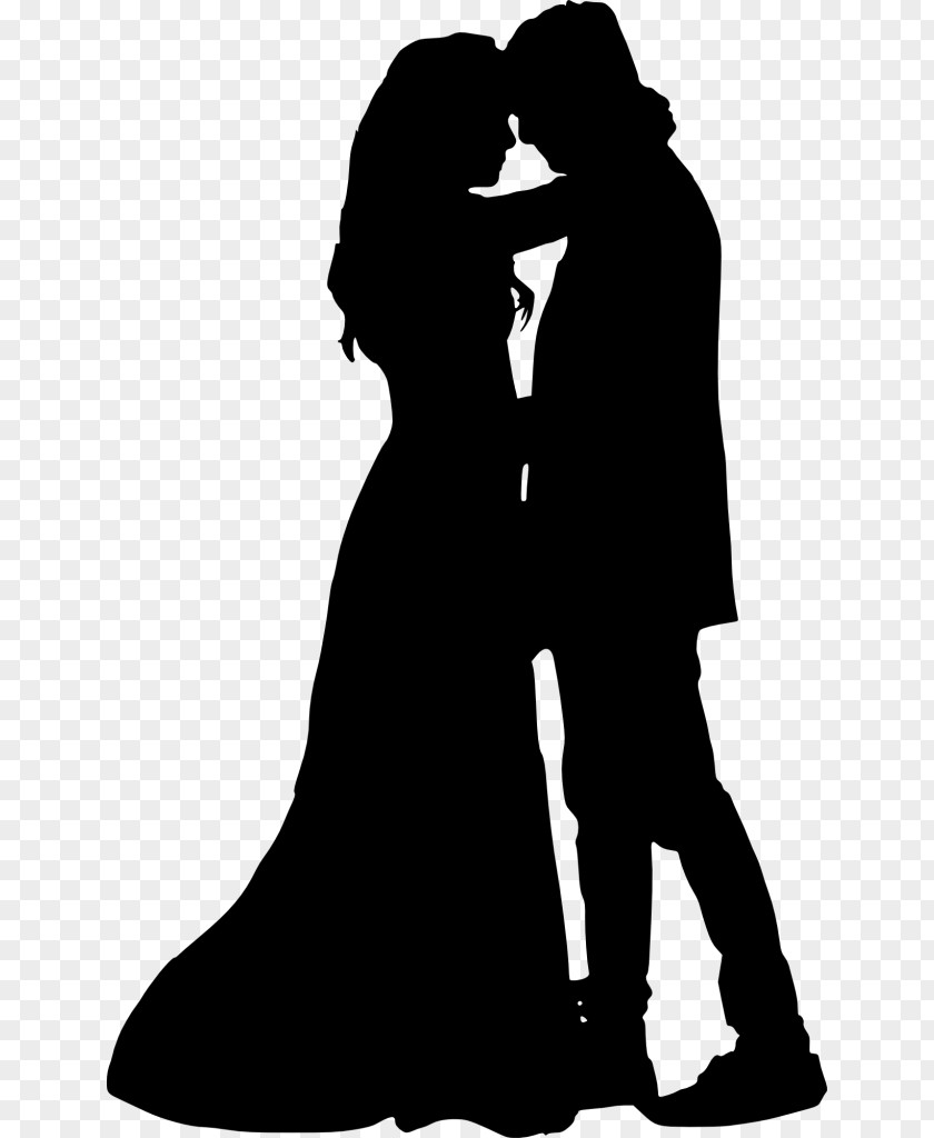 Couple Silhouette Drawing Woman Clip Art PNG