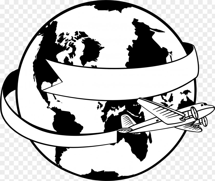AIRPLANE Earth Airplane Globe Clip Art PNG