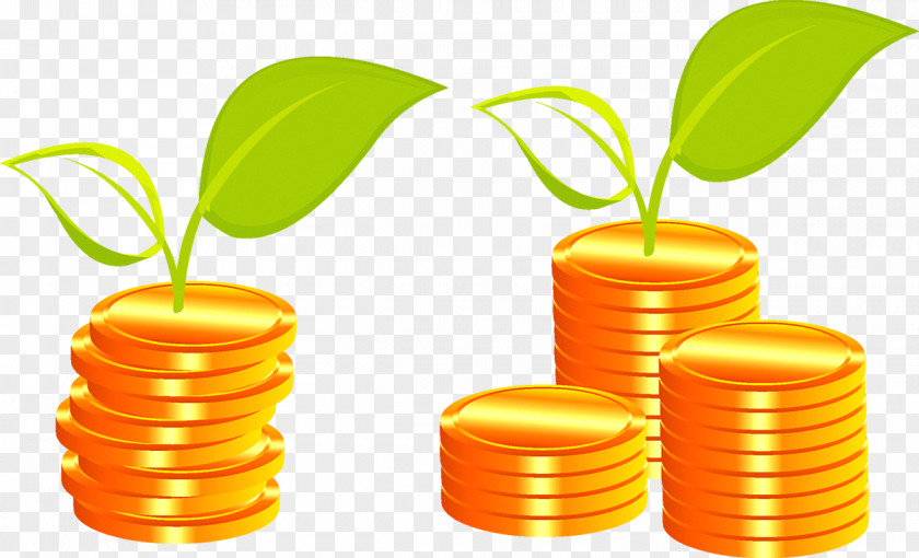 Coins Sprout Money Free Content Clip Art PNG