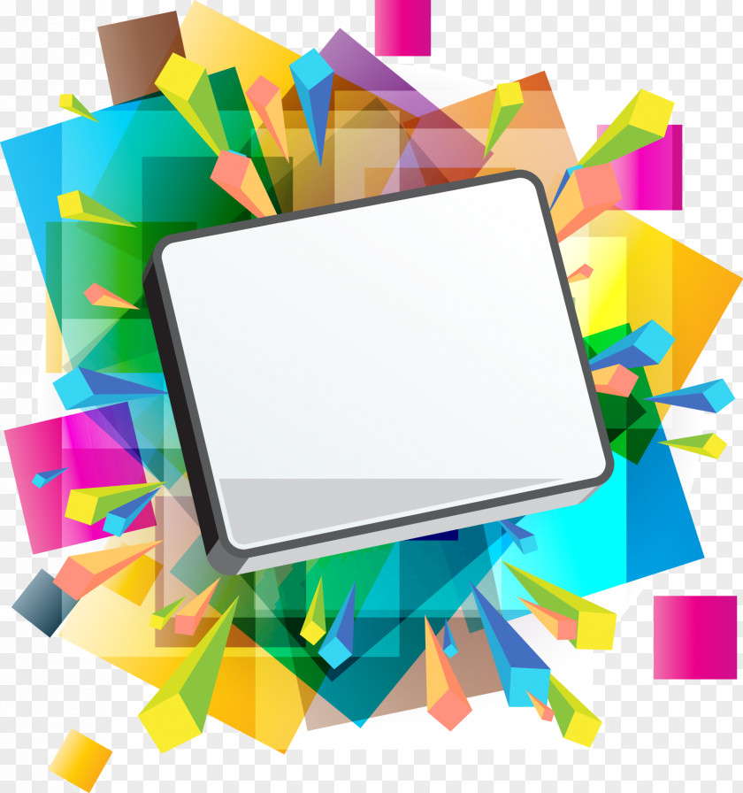 Colorful Graphic Elements Clip Art PNG