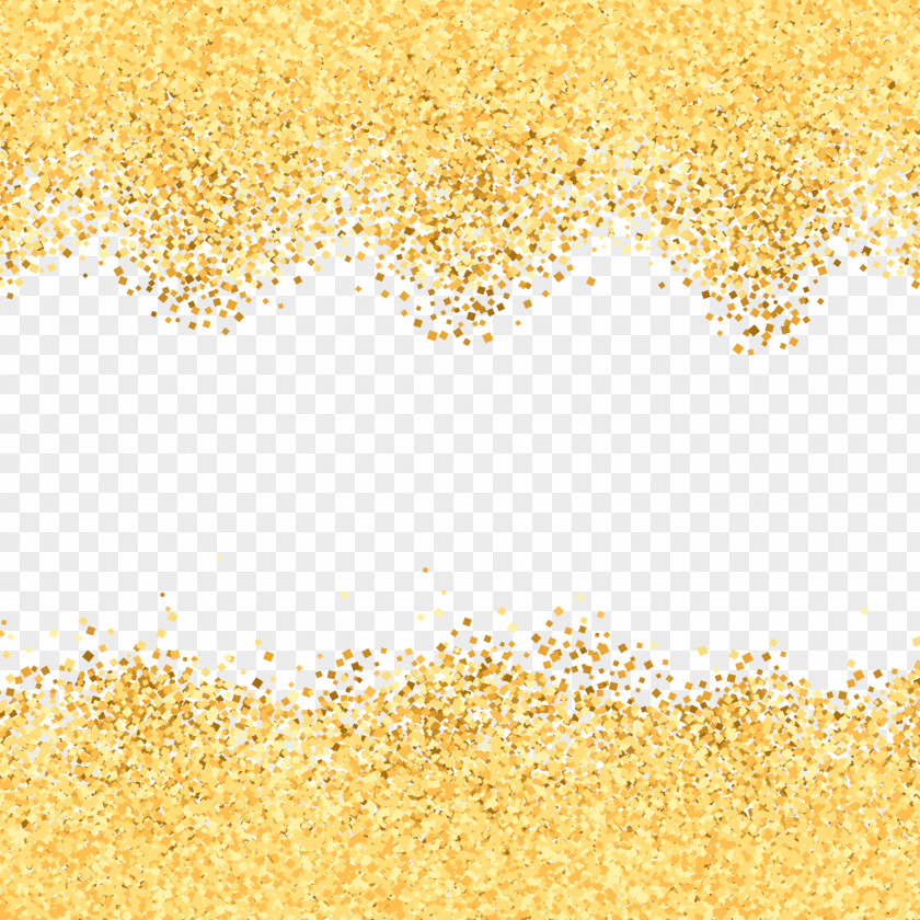 Gold Powder Background Decoration Yellow Commodity Pattern PNG