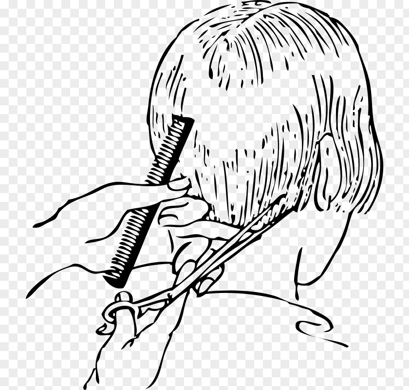 Hair Clipper Comb Hair-cutting Shears Hairstyle Clip Art PNG