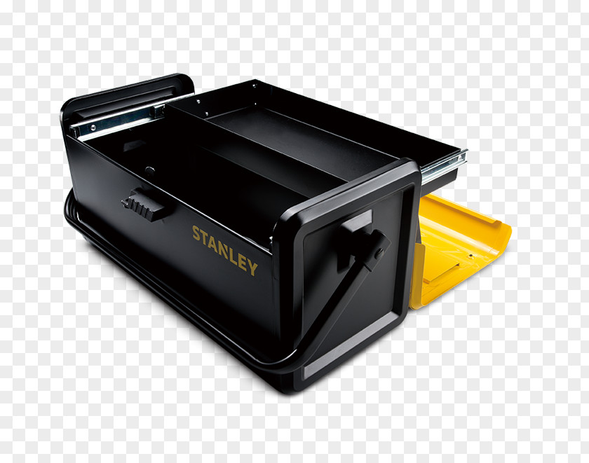 Metal Title Box Stanley Hand Tools Tool Boxes Drawer Black & Decker PNG