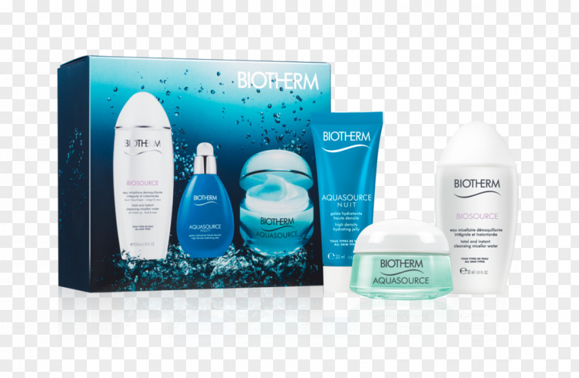 Biotherm Lotion Aquasource Cosmetics Hydration Replenishing Gel PNG