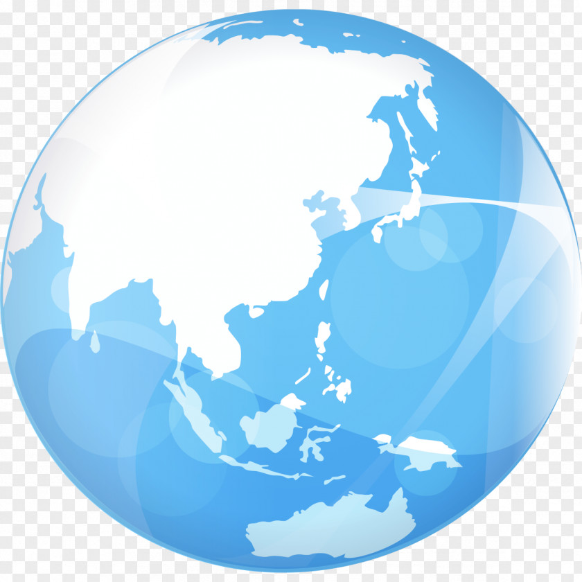 Blue Earth Indonesia Globe Map Stock Photography PNG