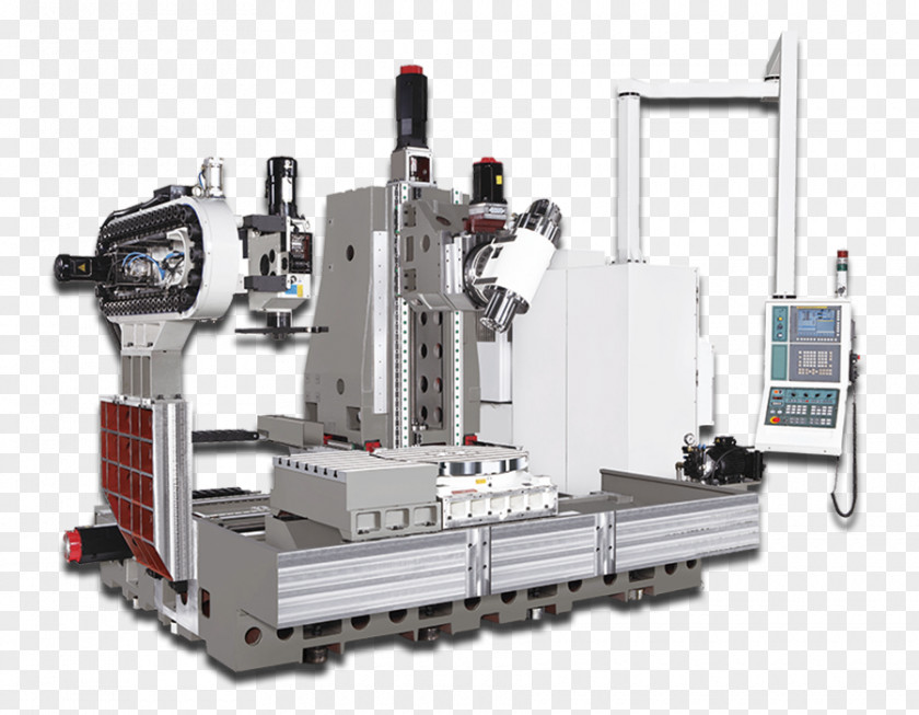 Milling Machine Tool Computer Numerical Control Machining PNG