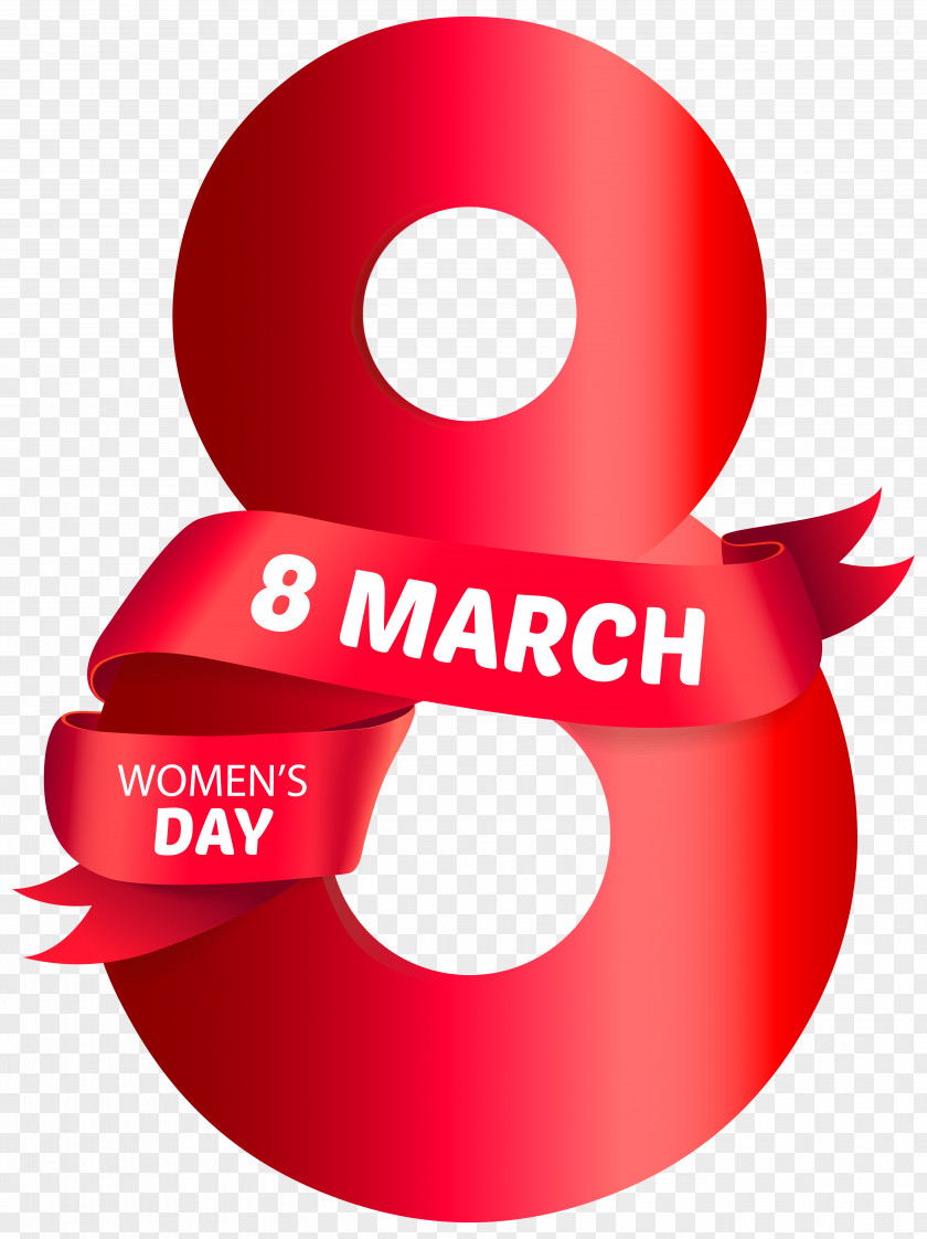 8th March Red Transparent PNG Clip Art Image International Women's Day Chocolate Valentine's Shutterstock PNG