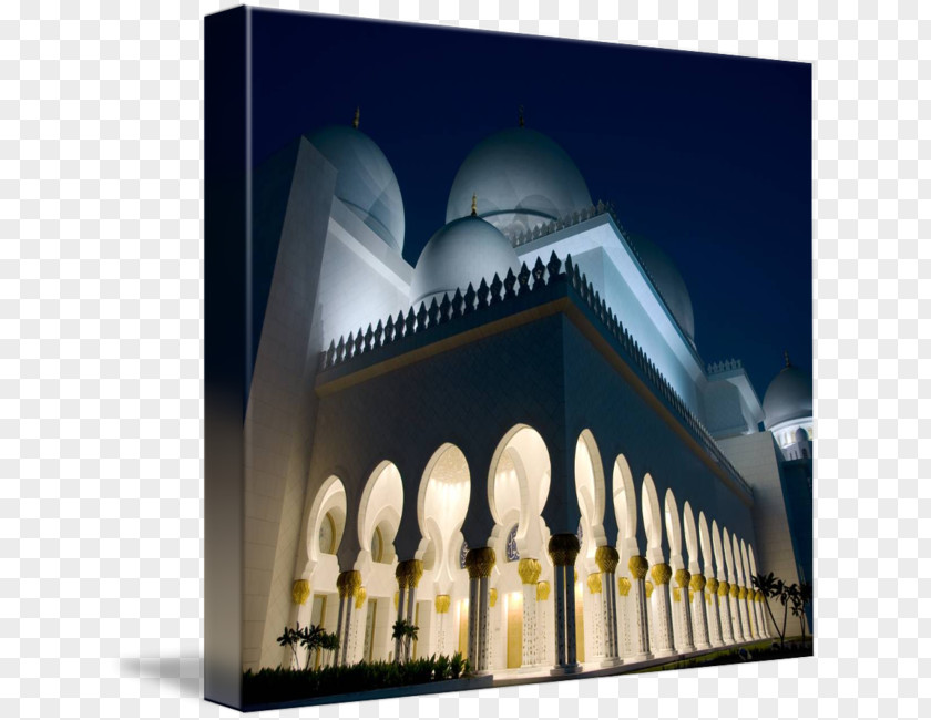 Design Sheikh Zayed Mosque Place Of Worship Gallery Wrap PNG