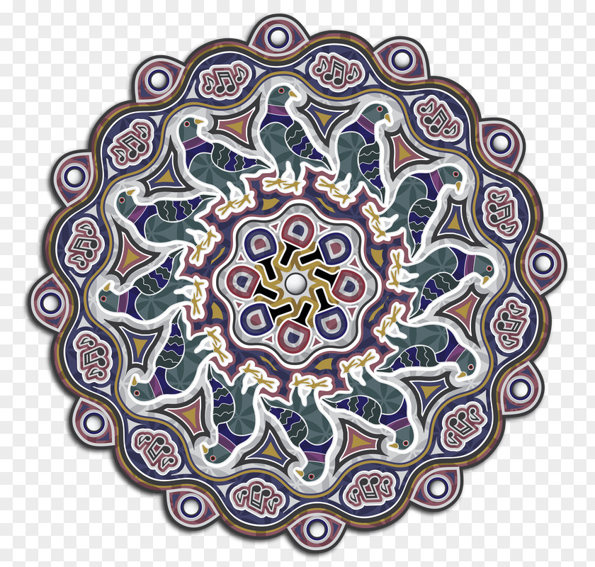 Mandala Pattern Coloring Book Circle PNG