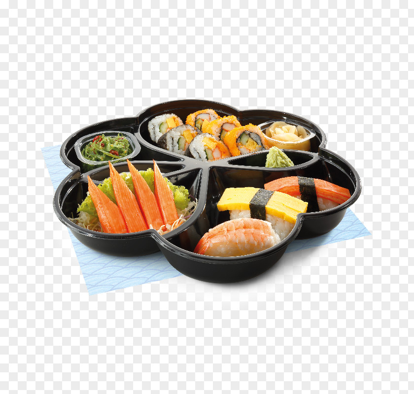 Plate Japanese Cuisine Bento Sushi Food PNG