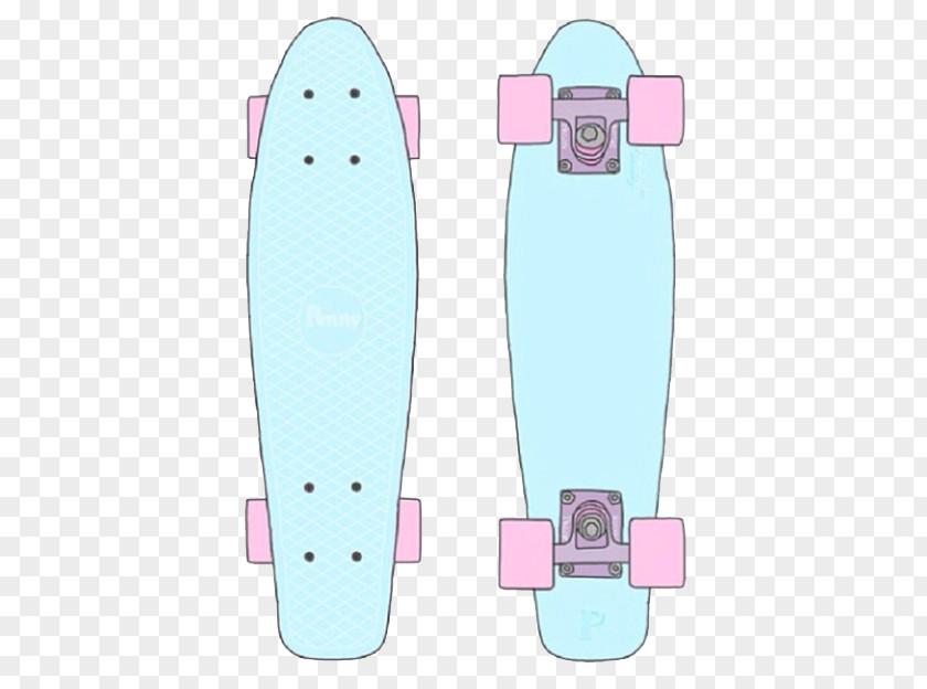 Skateboard We Heart It Color PNG